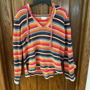 Striped Sweater Hoodie